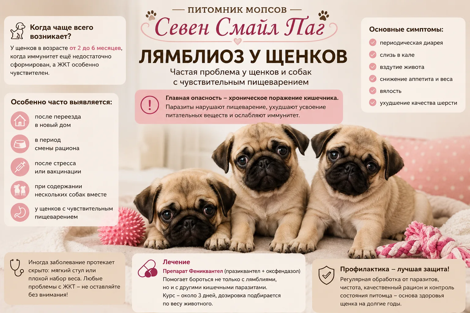 Когда в доме появляются щенки или мы только планируем вязку, первое, чему уделяем внима...