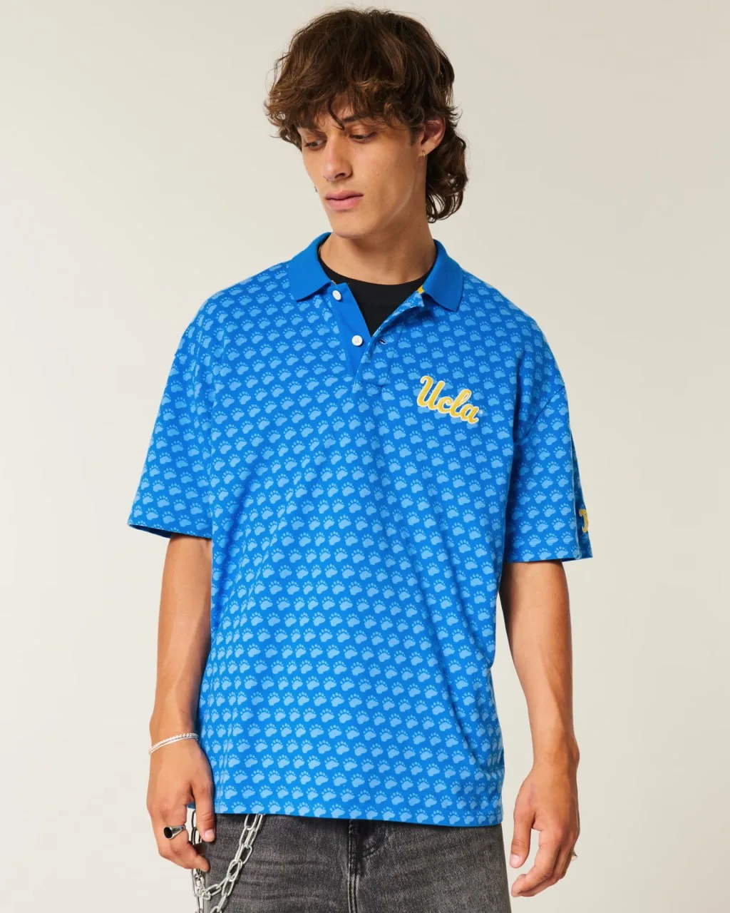 Мужское поло HOLLISTER