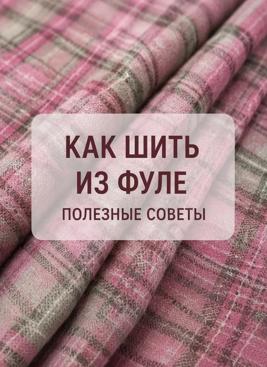 Шьём из фуле: тепло, мягко и очень красиво🥐☕️
