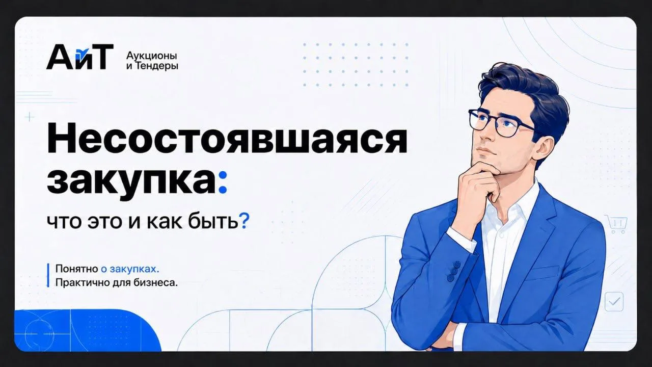 Закупка не состоялась. Это провал или шанс для поставщика?🤔