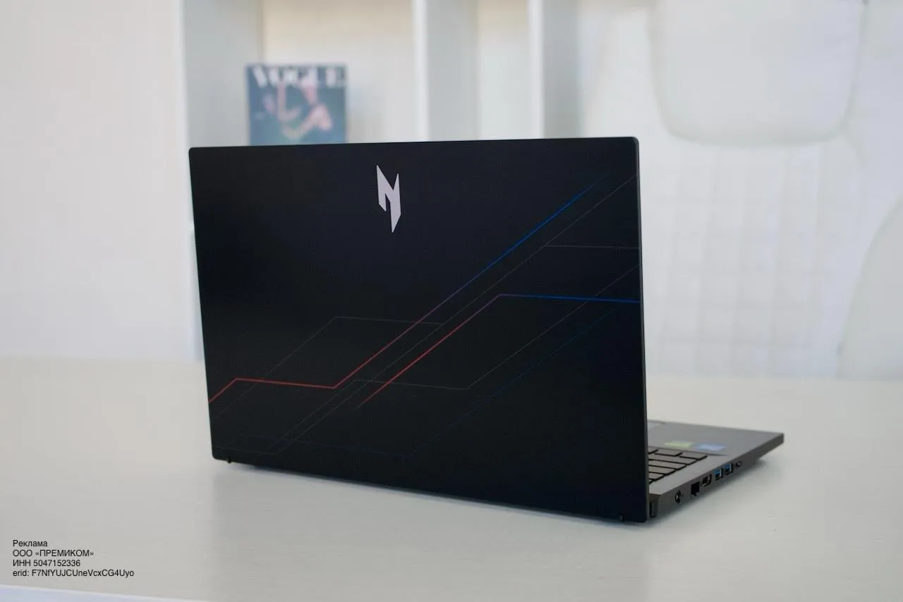 Acer Nitro V 15 успешно преодолевает стереотип о том, что игровое устройство должно быть тяжелым и г