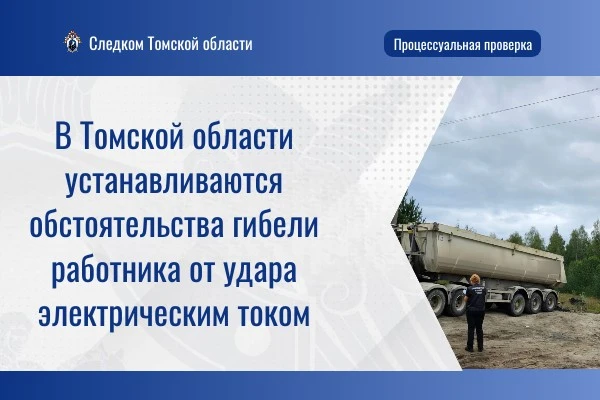 В Томской области проводится процессуальная проверка по факту гибели работника в резуль...