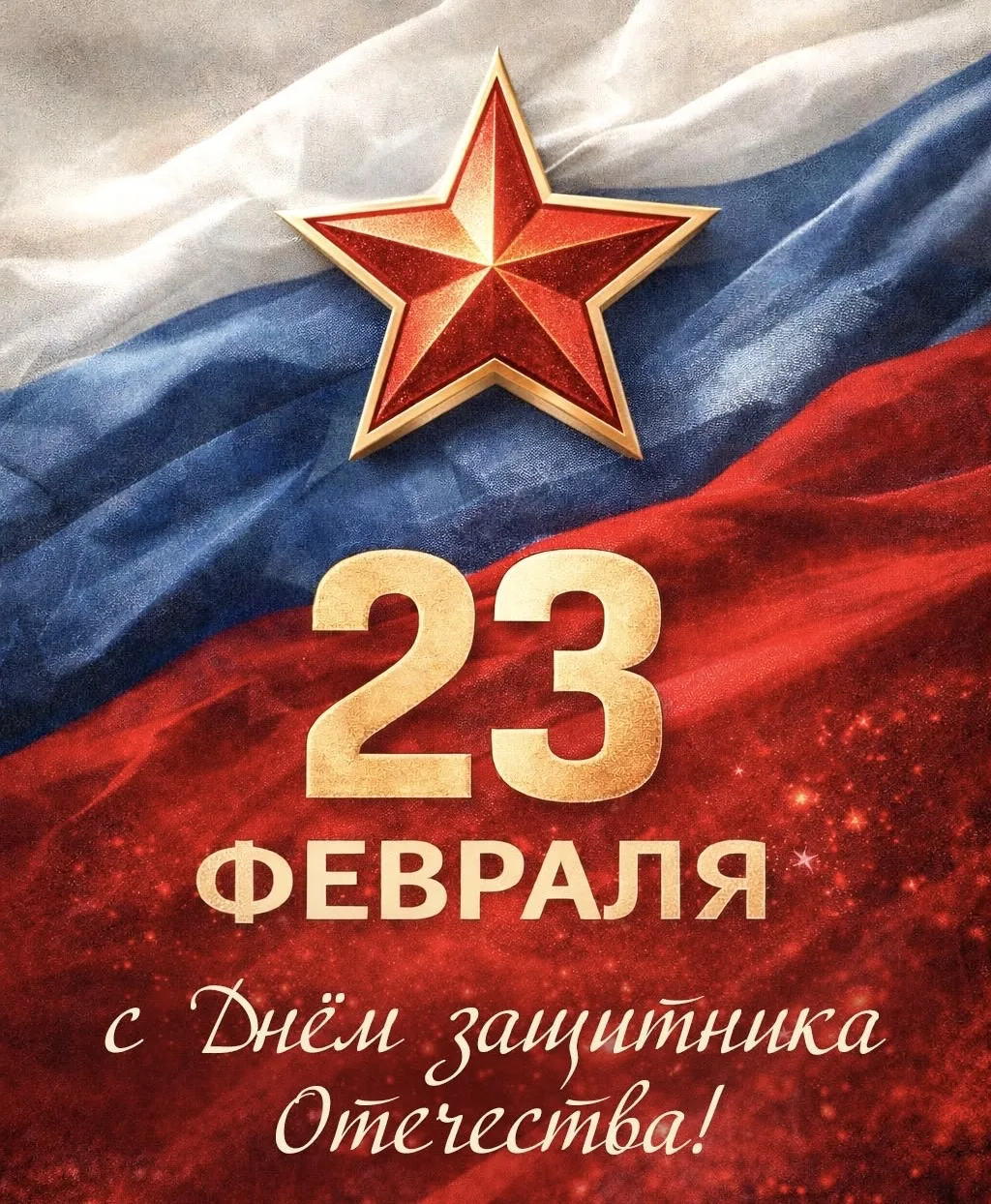 С Днём защитника Отечества! 🇷🇺  Поздравляем наших учеников, пап, дедушек и педагогов с 23 февраля! Ж
