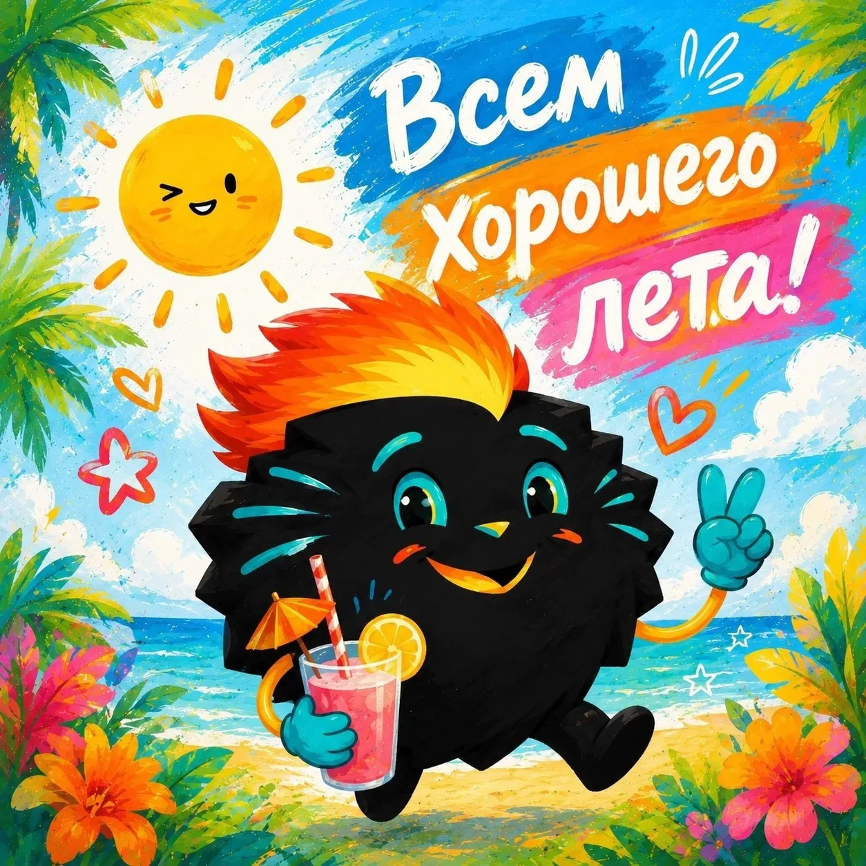 ☀Лето в самом разгаре! ☀

💛Центр развития творчества «Уголёк» от всей души желает вам яркого, тепло