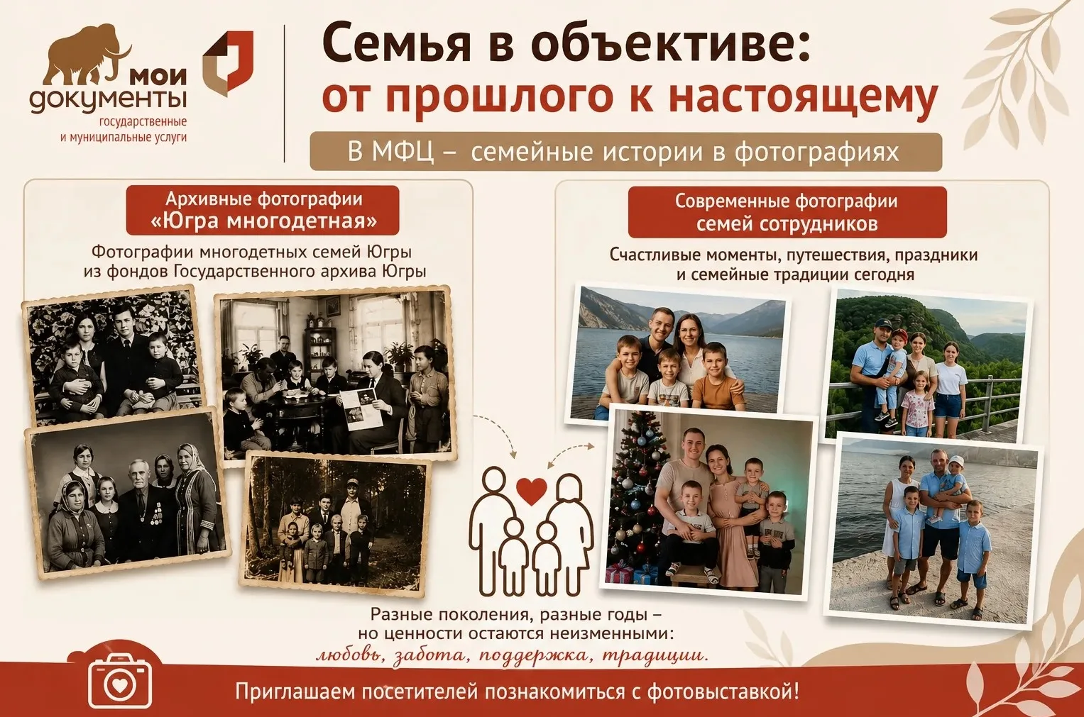 Семья в объективе: от прошлого к настоящему 📸