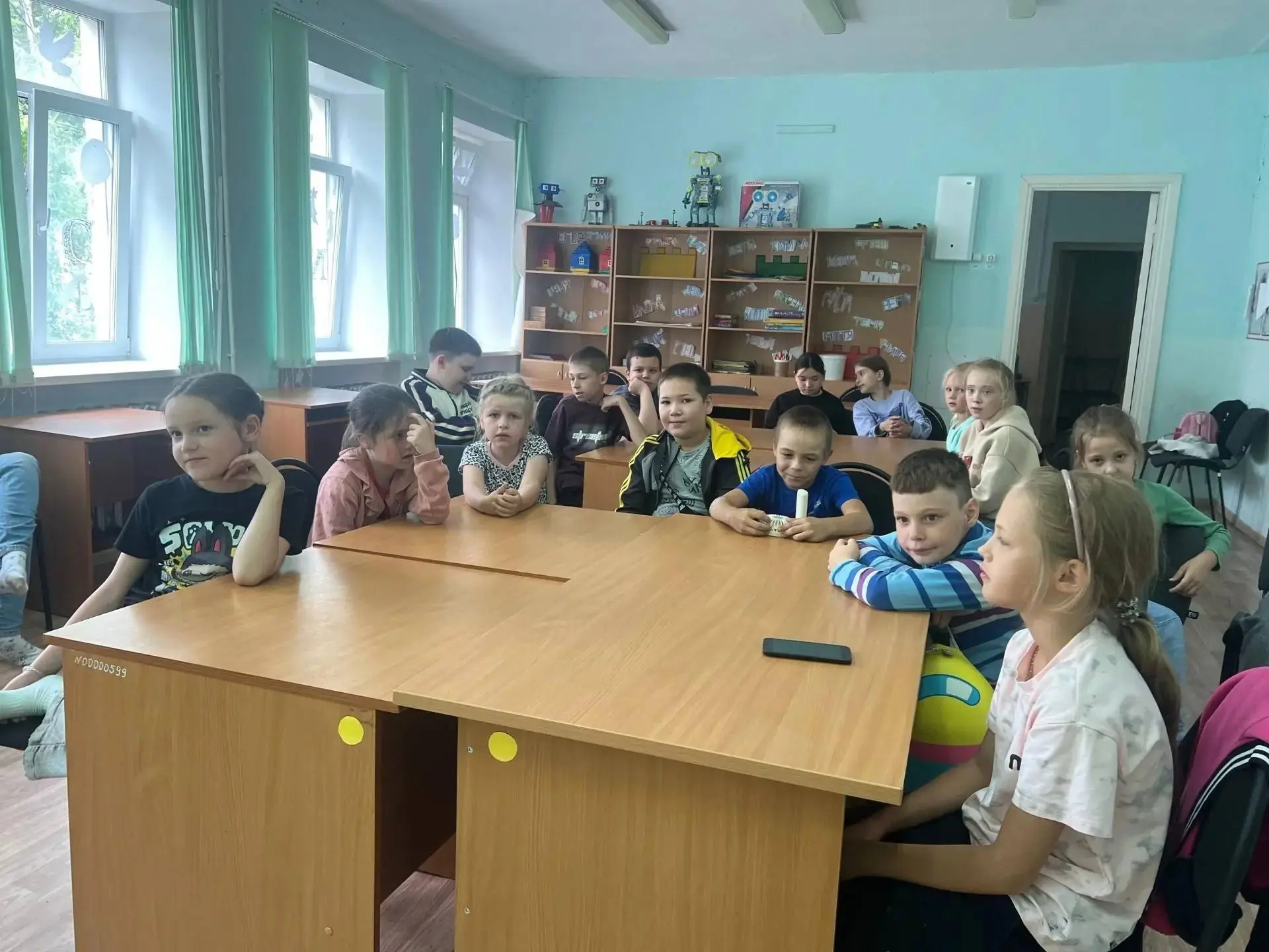 🌈Новости отряда "33 уровень" - Сегодня наши вожатые устроили для ребят настоящий интерактивный взры