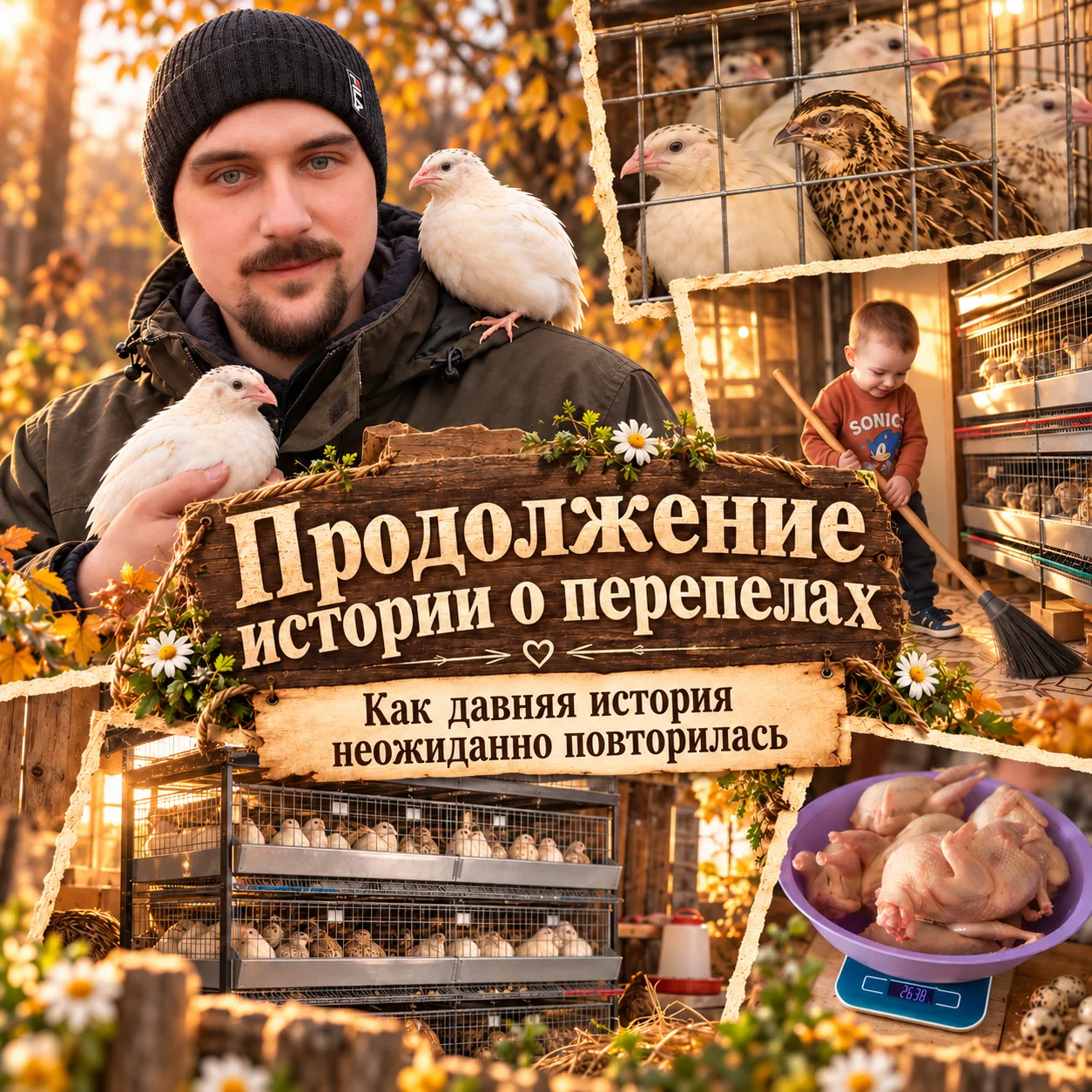 🐣 История с перепелами, оказывается, ещё не закончилась…