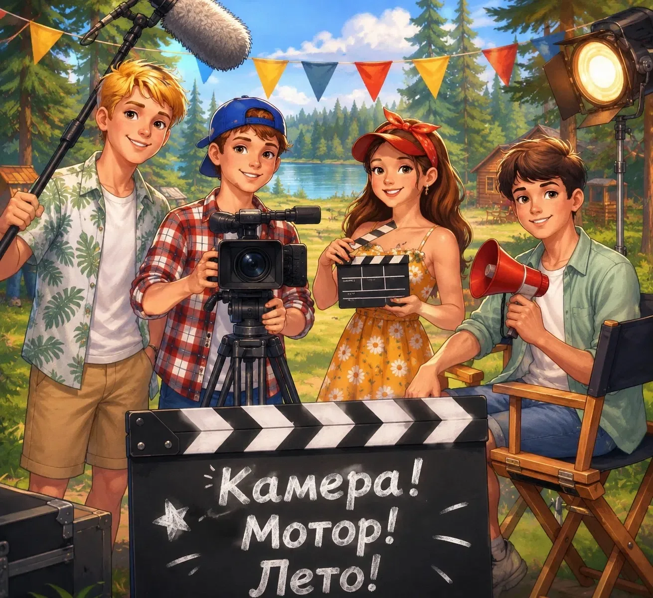 Вторая смена «Камера! Мотор! Лето!»🎬

А вы знали, каким на самом деле бывает кино? 

Задолго до тог