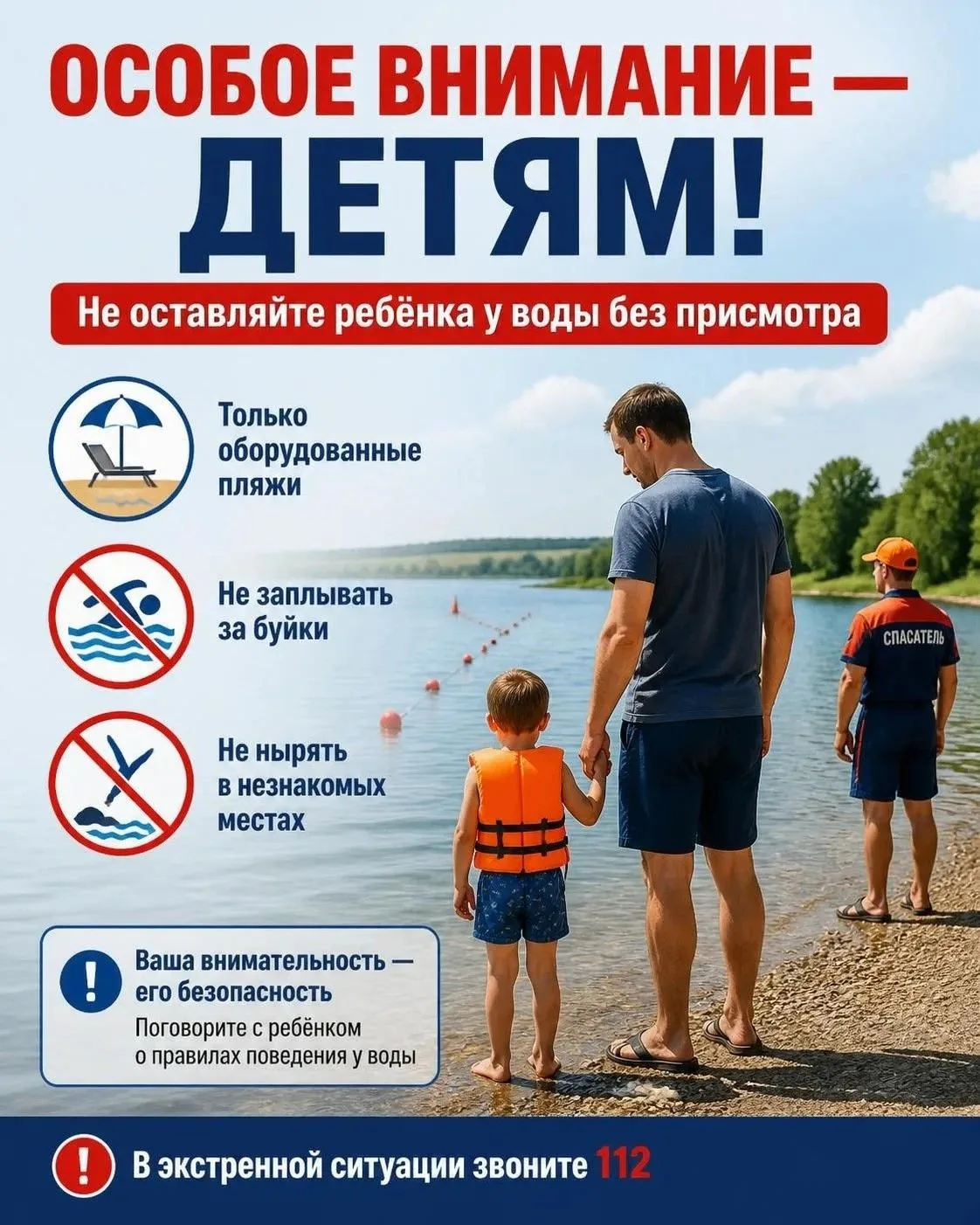 Особое внимание — детям!