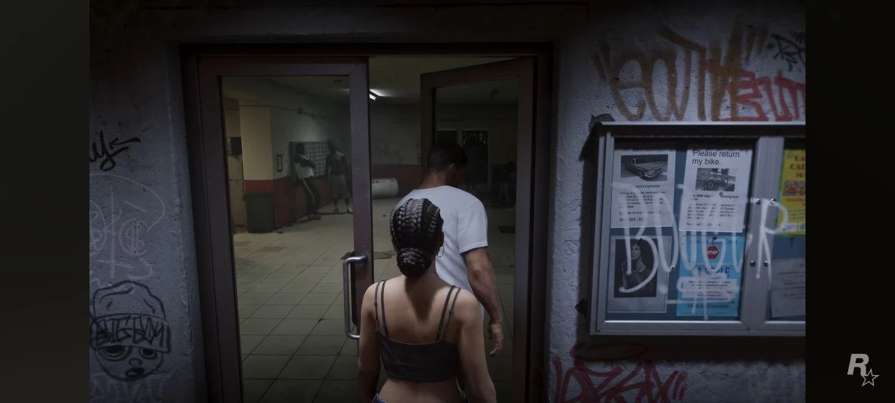 В самом начале видео я нашёл отсылку на GTA San Andreas и GTA 4. На доске объявлений мо...
