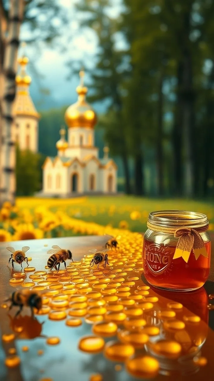 А жизнь – не мед, янтарный и тягучий.