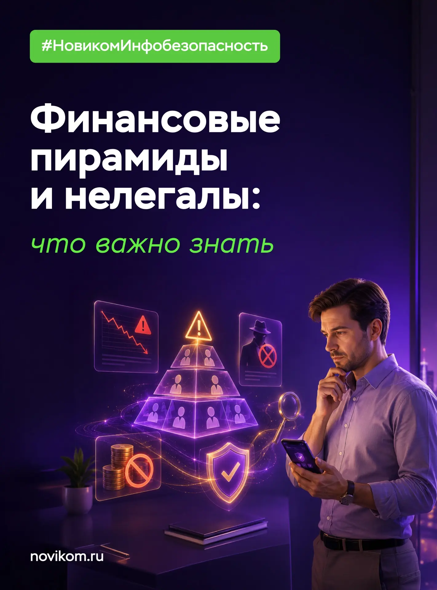 🔍 Финансовые пирамиды и нелегалы: как быть всегда начеку
