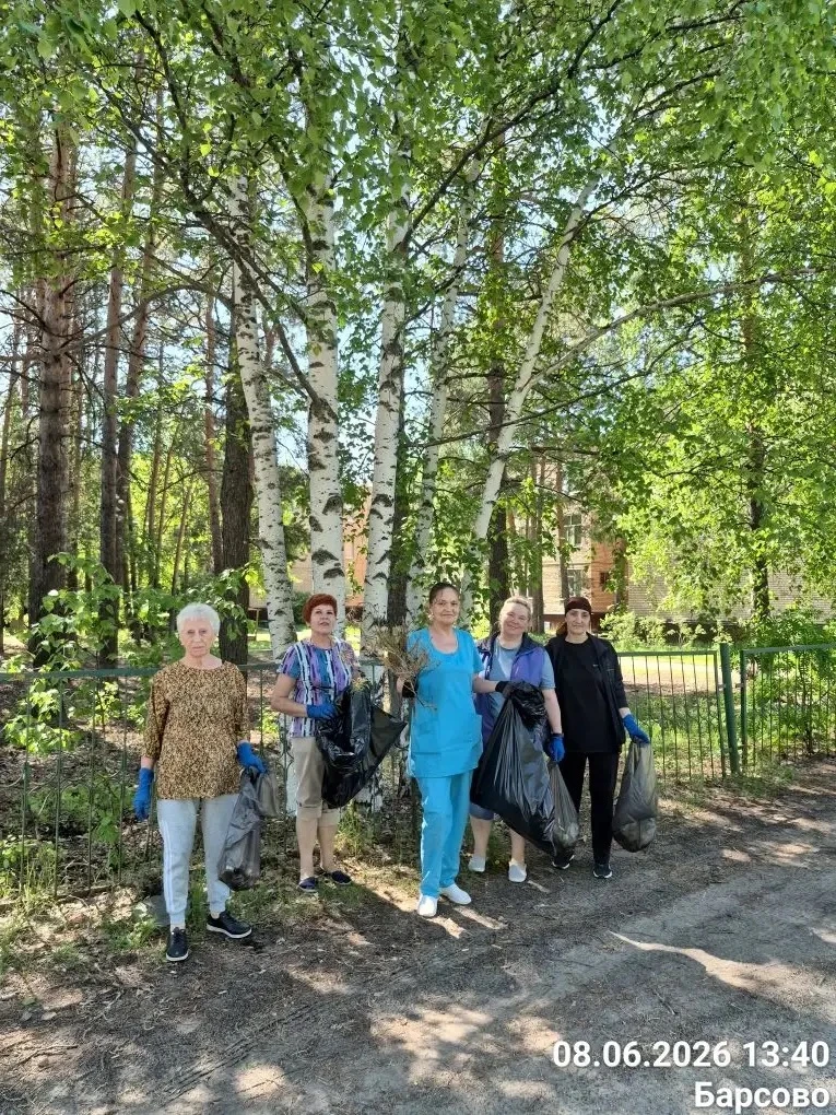 🌿🌸 Сегодня в поселке Барсово прошел масштабный субботник, приуроченный к 55-летию нашего поселения