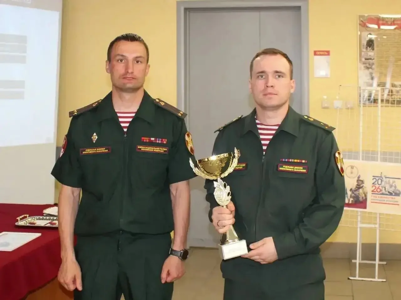 В войсковой части 6771 проведено торжественное подведение итогов служебно‑боевой деятельности за пер