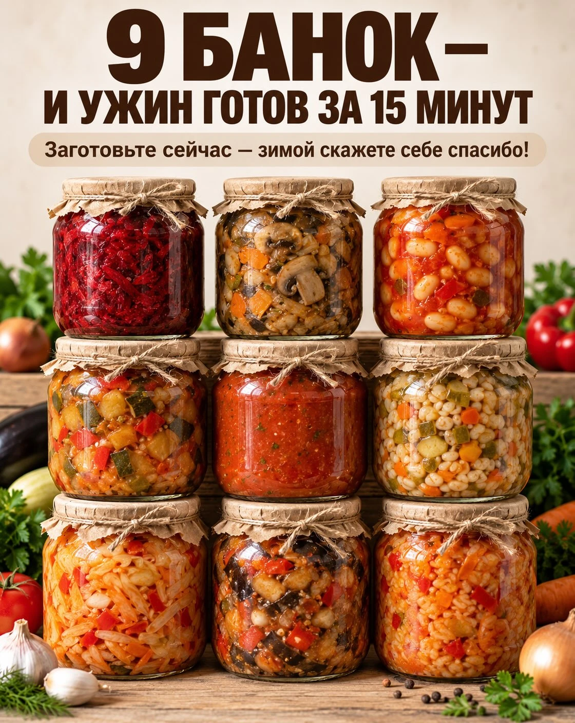 ЭТИ 9 БАНОК ЗИМОЙ СПАСУТ ВАШ УЖИН 🔥