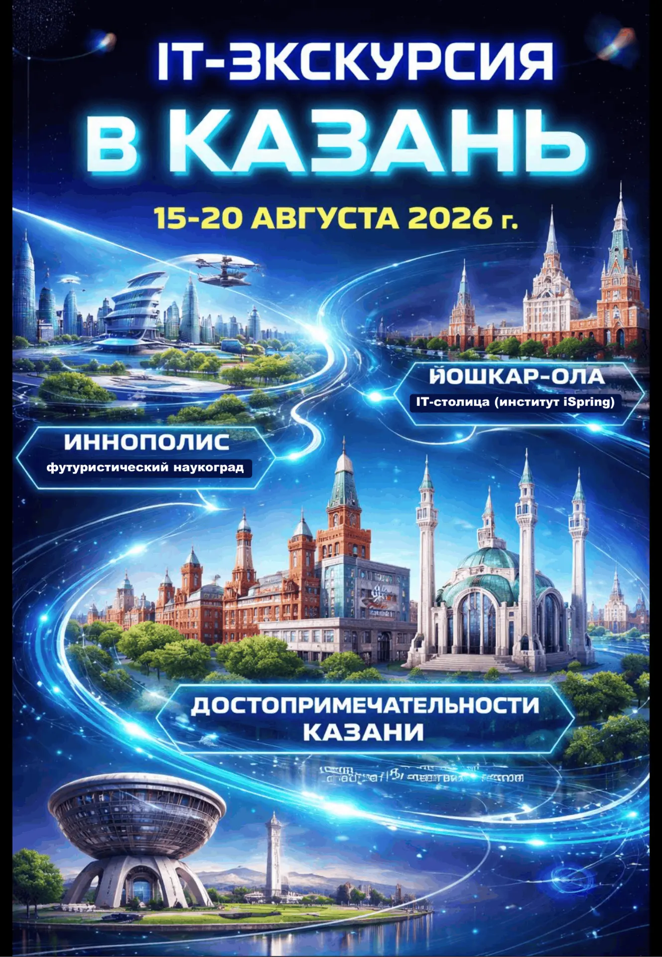🚈IT-ЭКСКУРСИЯ В КАЗАНЬ из Волгограда