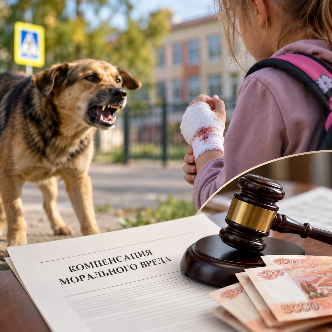 🐕 В Каневском районе 8-летняя девочка пострадала от укуса бездомной собаки