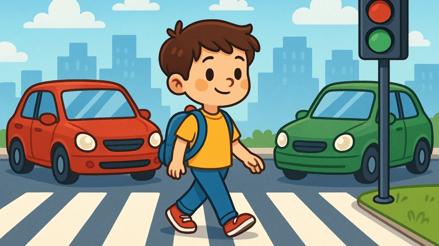 🚦 Безопасность на дороге: 5 правил для ребенка!