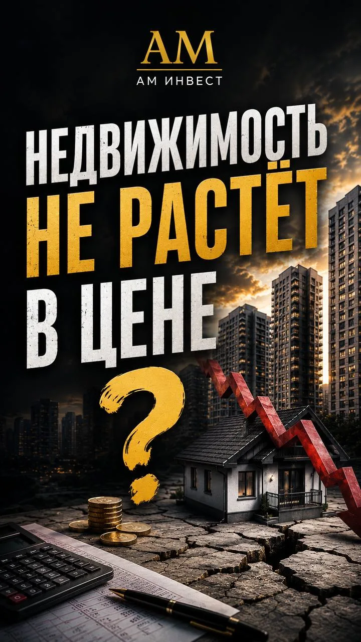 Недвижимость не растёт в цене🤯