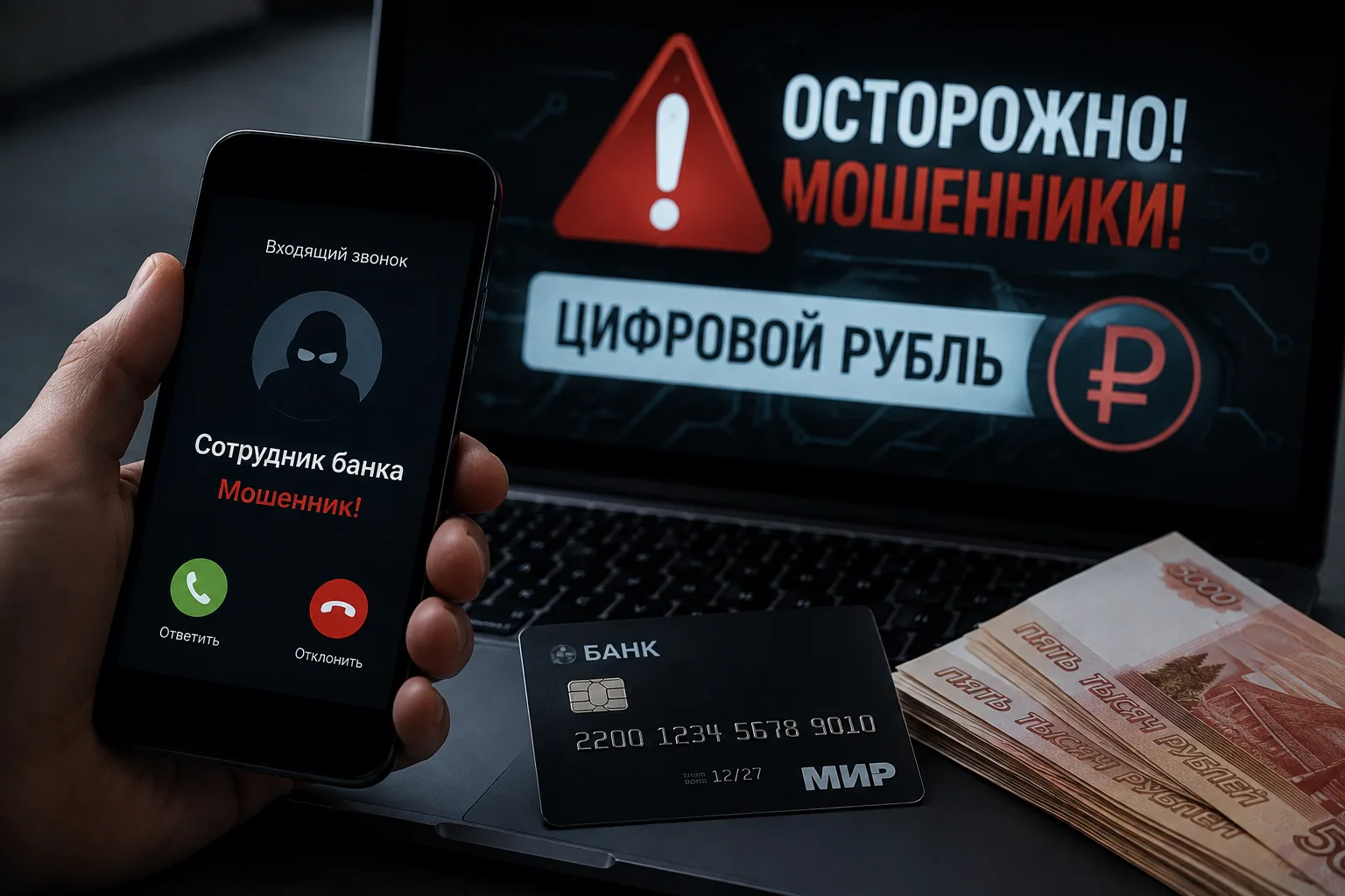 💳 Цифровой рубль только появился — а мошенники уже тут как тут