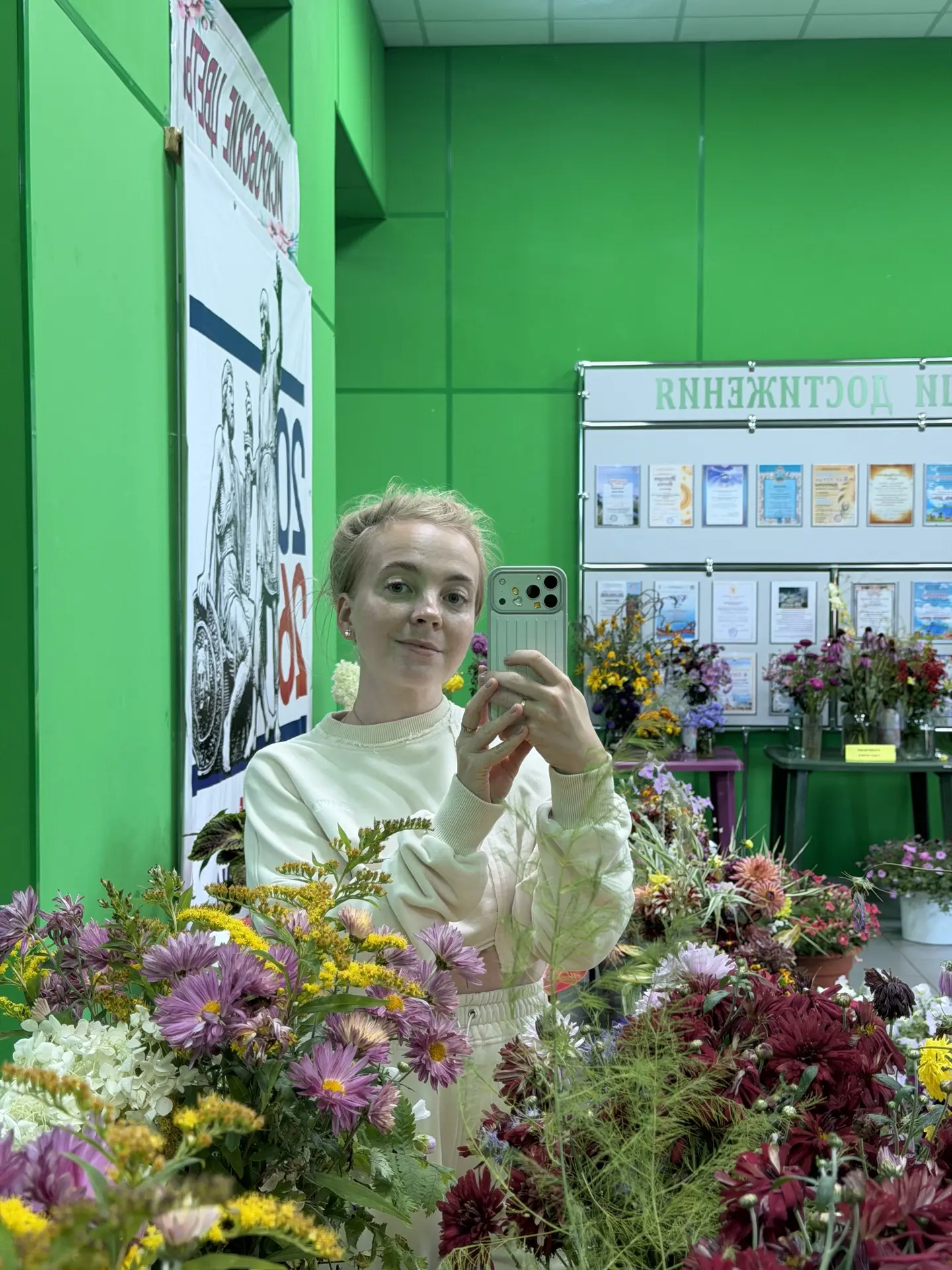 Сходили в дом культуры на выставку цветов ☺️
