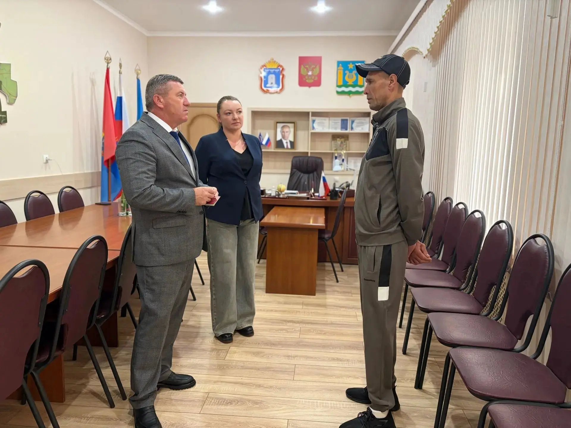 🎖 Участники СВО из Староюрьевского округа получили государственные награды.