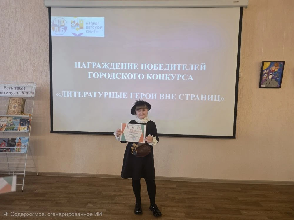 Сегодня в центральной детской библиотеке прошло награждение участников городского конку...