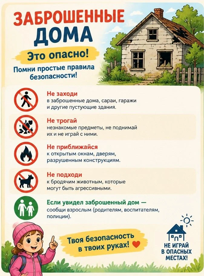 Заброшенные здания могут привлекать детей своим необычным видом, но за стенами таких до...
