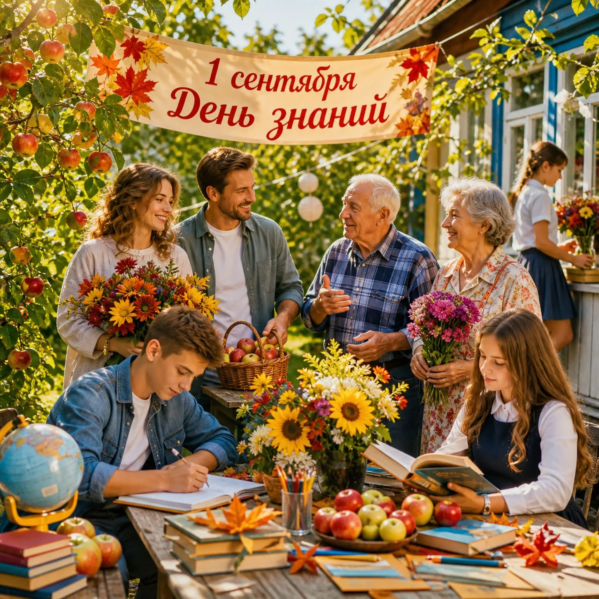 С добрым утром! Поздравляем вас с началом осени и Днём знаний! 🍂
