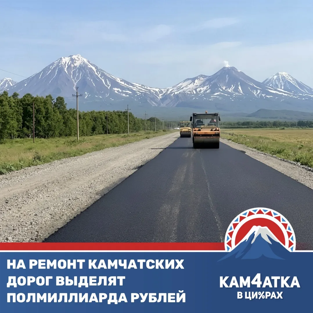 На содержание дорог в 5 районах Камчатки потратят почти 600 миллионов рублей