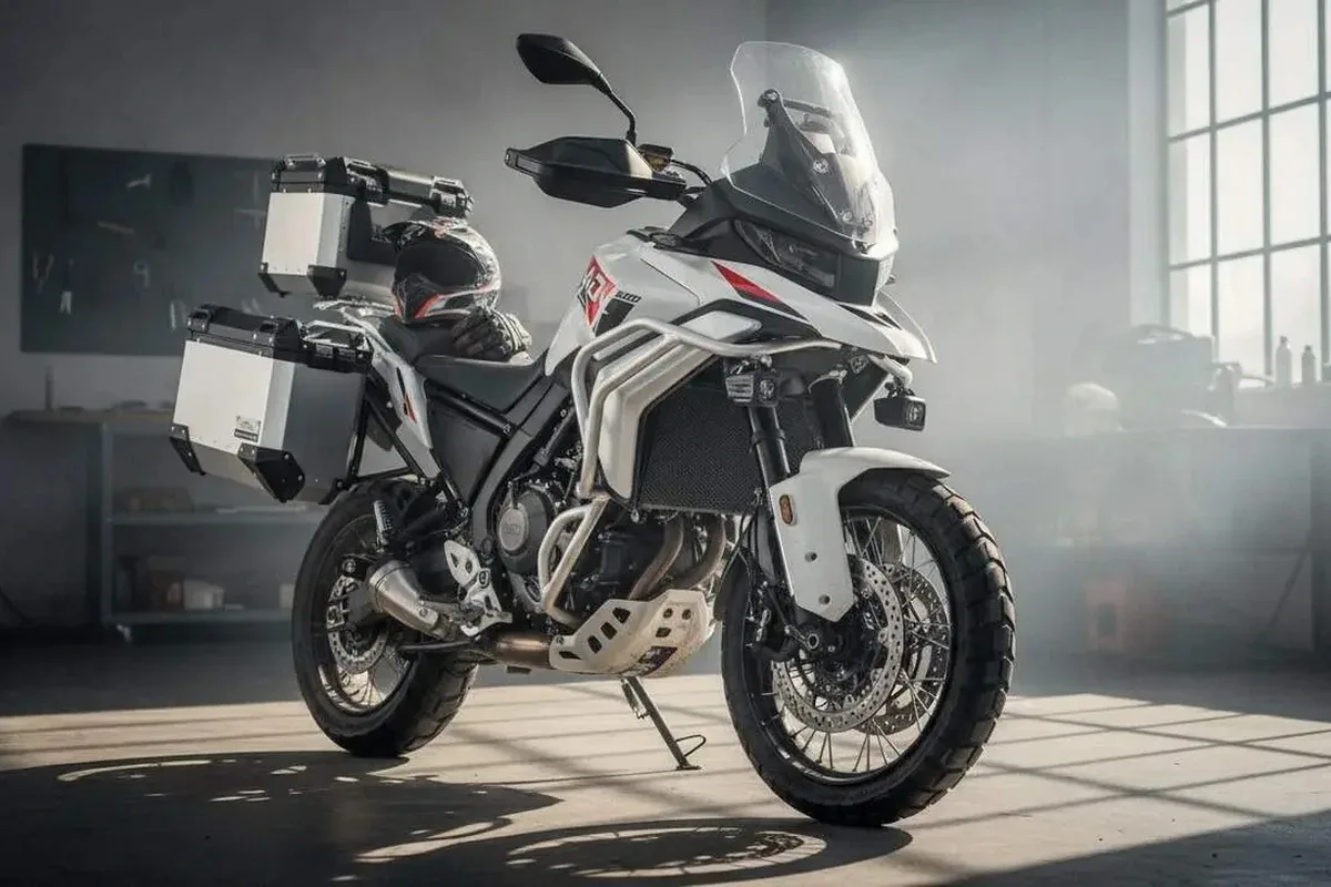 ZXMoto 820X ADV: конкурент Honda Africa Twin и Zontes - с E-clutch и адаптивным круиз-к...