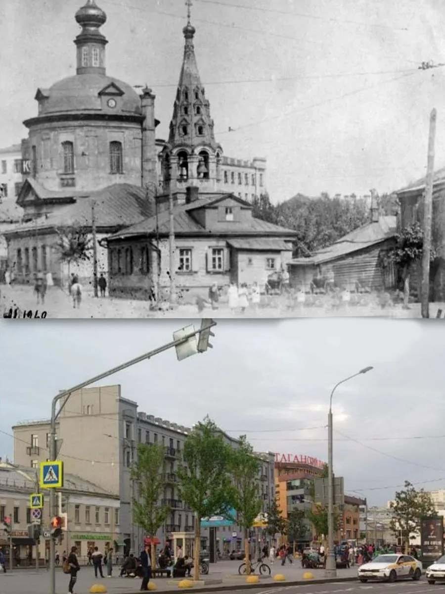 📍Стрелка Таганской и Марксистской улицы.
