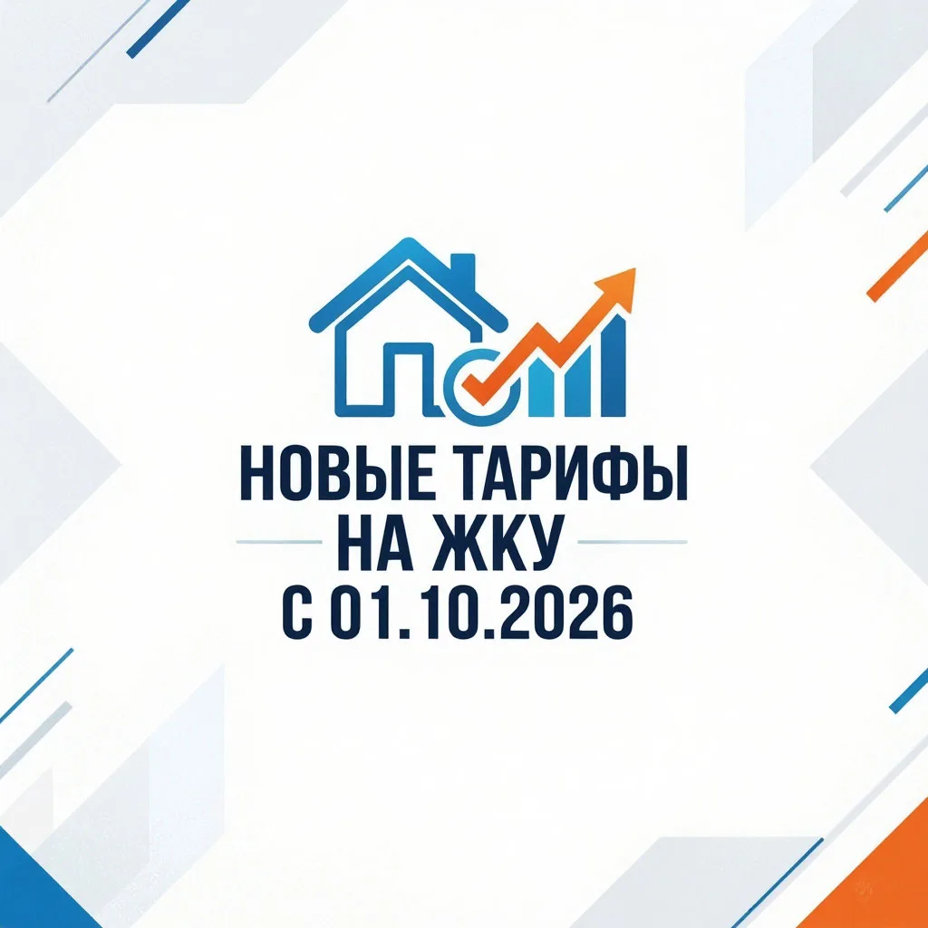 📋 Новые тарифы на ЖКУ действуют с 1 октября 2026 года