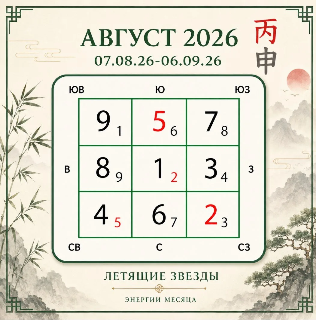 Летящие звезды на август 2026⭐️⭐️⭐️