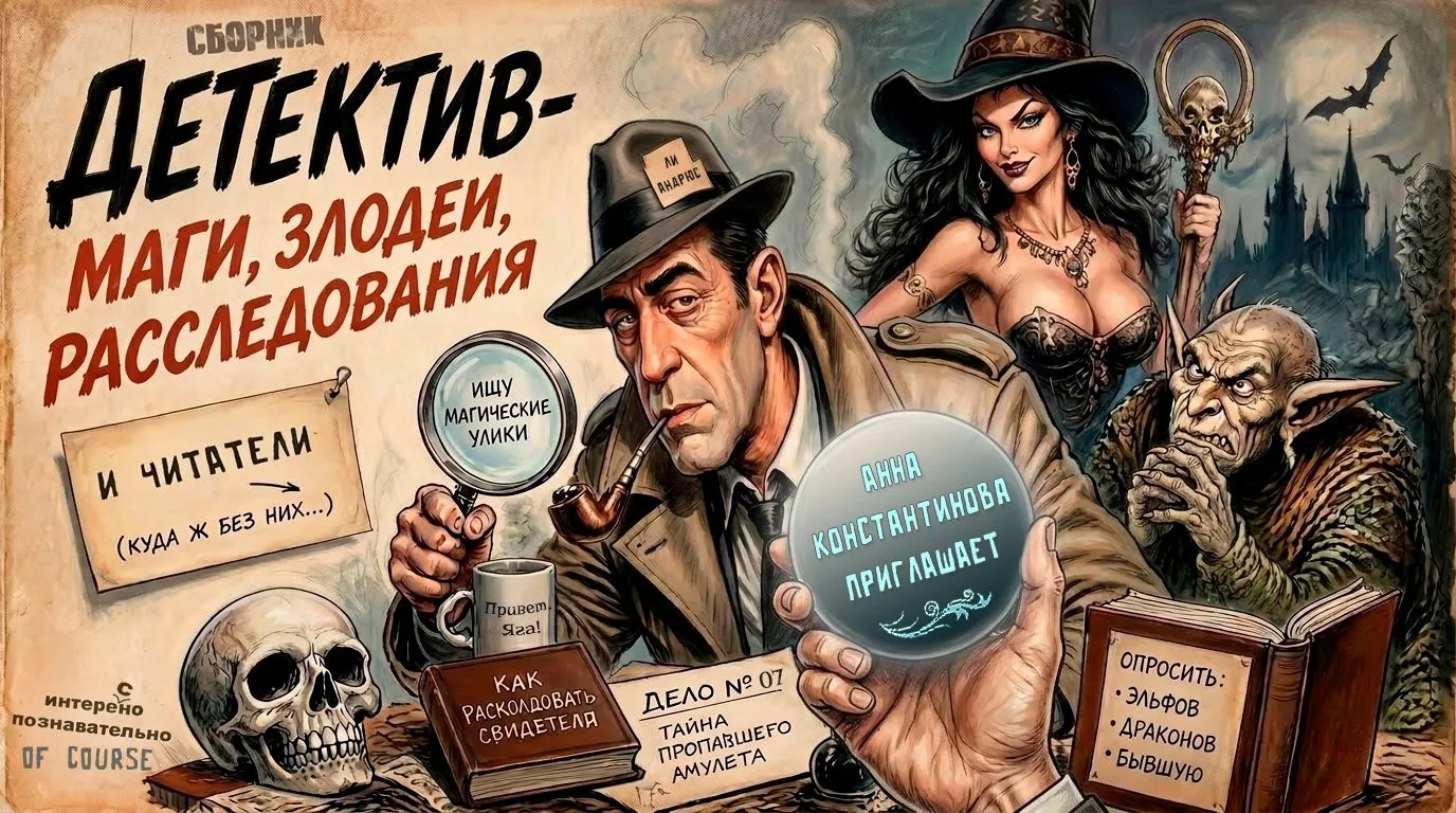 МАГИЧЕСКИЙ ДЕТЕКТИВ - 10 рассказов
Подборка № 17 (Май 2026)
 
🔎 + ✨ 
Показываю очередные результаты