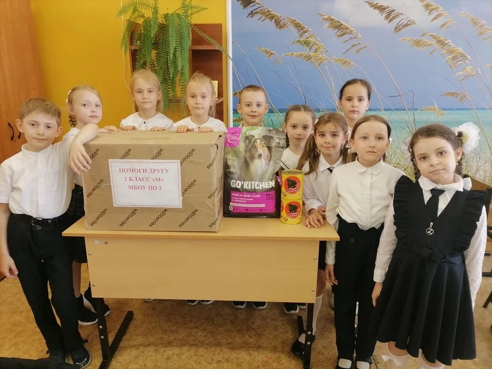 ❤️Твори добро В рамках акции "Помоги четвероногому другу" дети  1 "М" приняли активное участие. Мы с