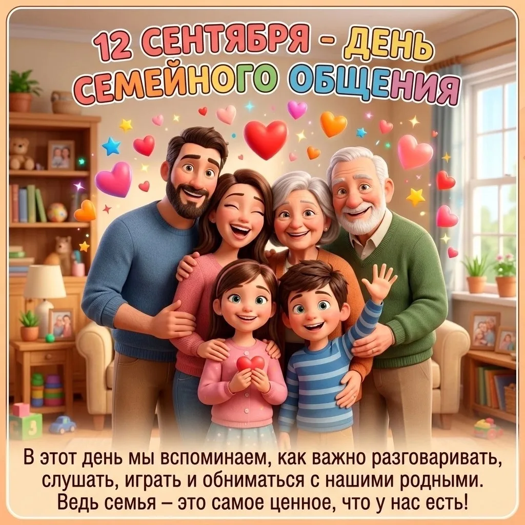 ✨ 12 сентября – День Семейного Общения! ✨