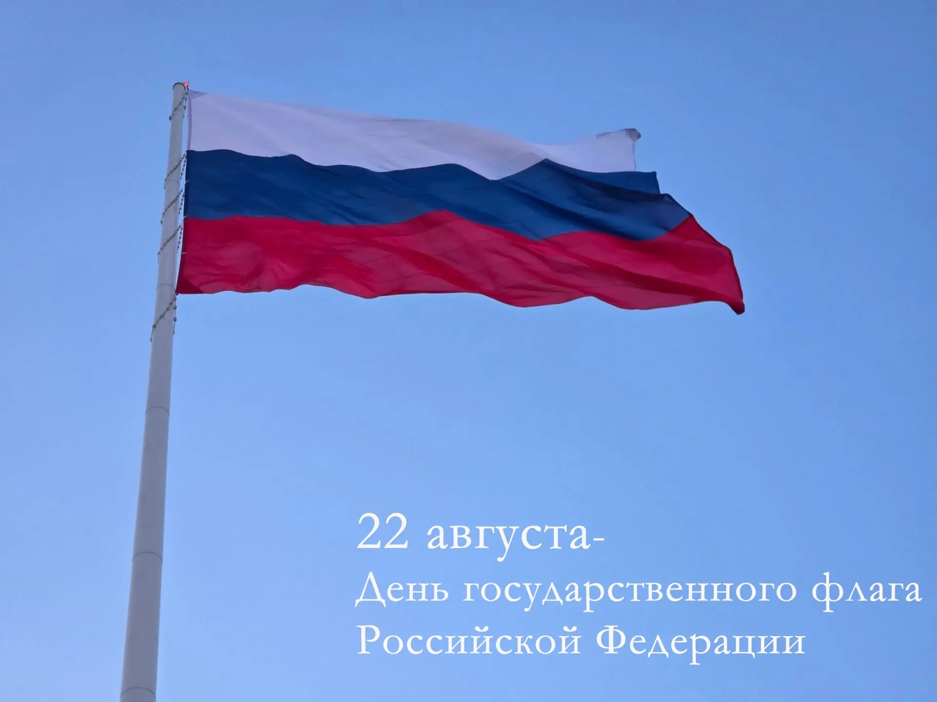 22 августа россияне отмечают День государственного флага — важного символа суверенитета...