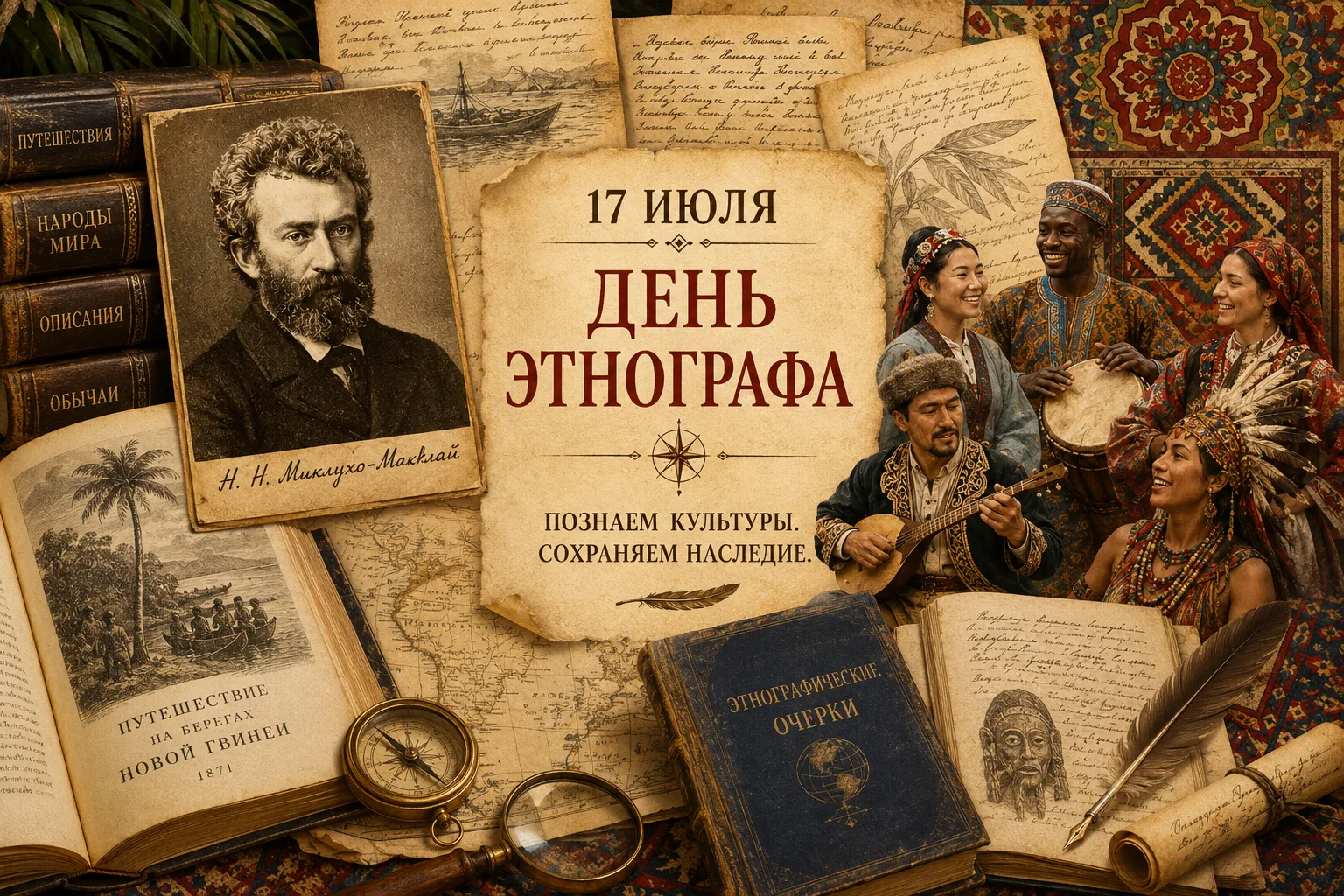 🌎 17 июля — День этнографа!