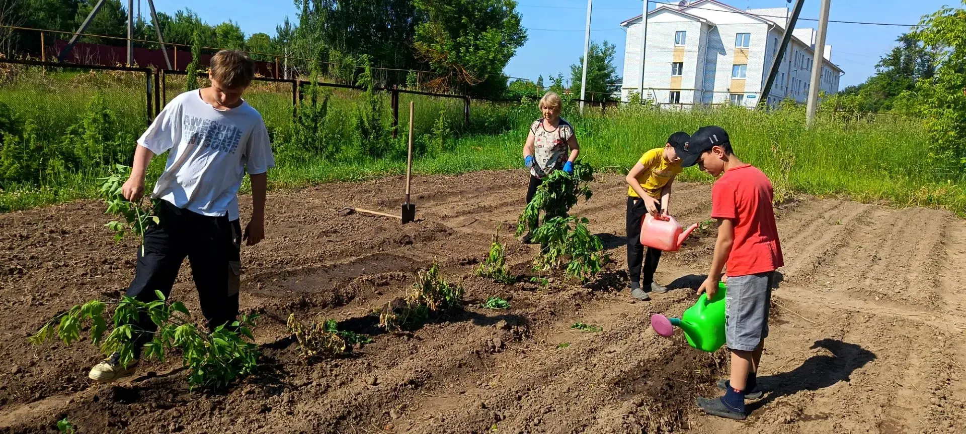 🥕🧅 Работа на пришкольном участке: от посадки до урожая

С0️⃣1️⃣ июня обучающиеся 5-8 классов нашей