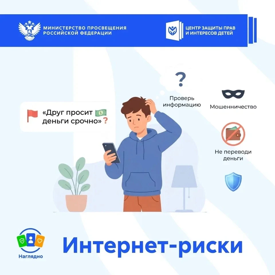 🔵 Наглядно | Интернет-риски 🔵