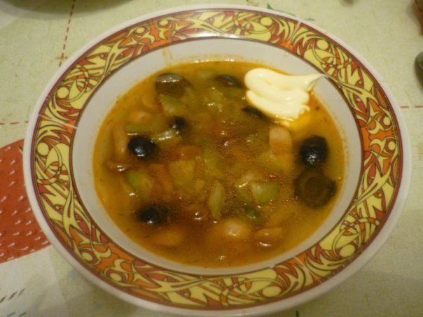 ПОСТНАЯ ГРИБНАЯ СОЛЯНКА