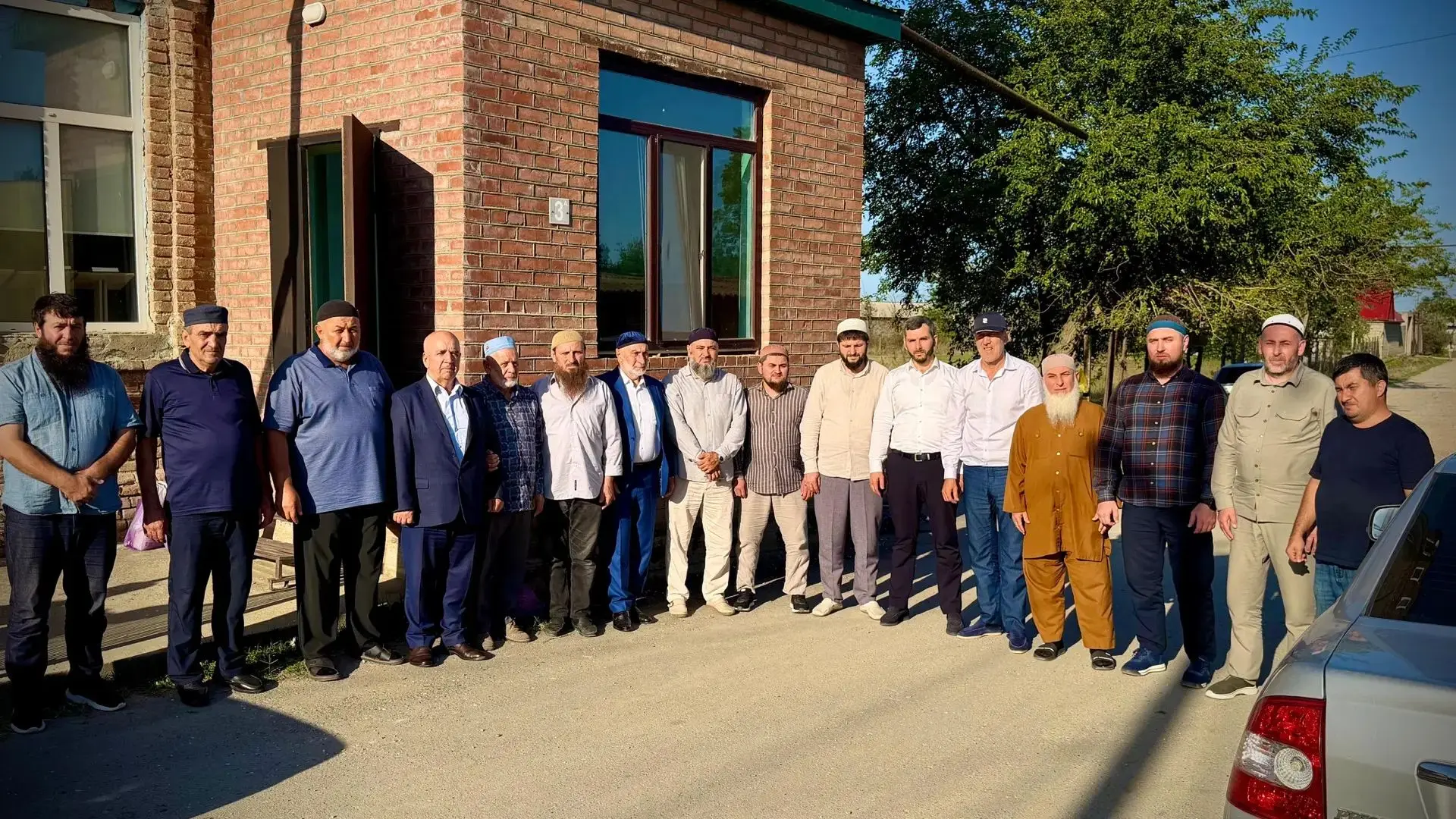 Встреча с джамаатом села Аджимажагатюрт.