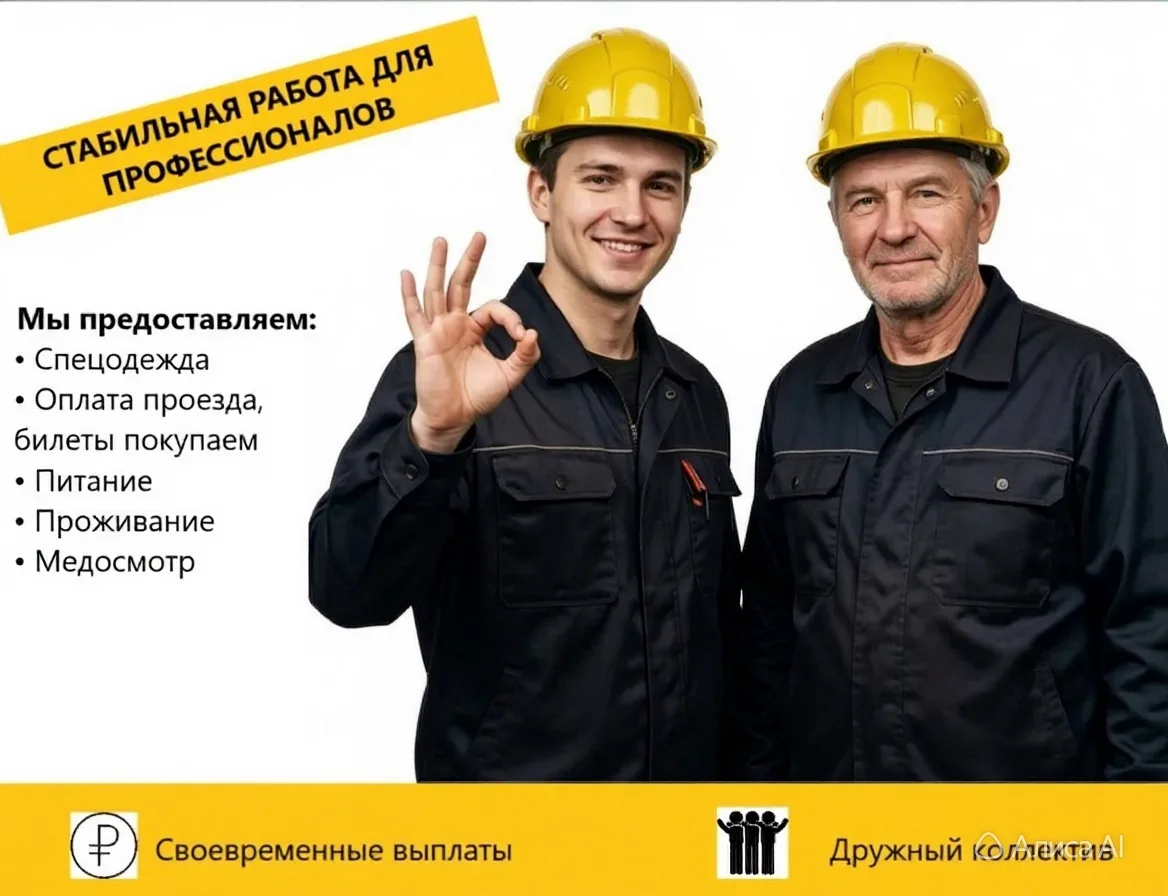 Мастера отделочных работ на строительство вахтового поселка.

Условия:
• ЗП 150000-165 000 руб. (500