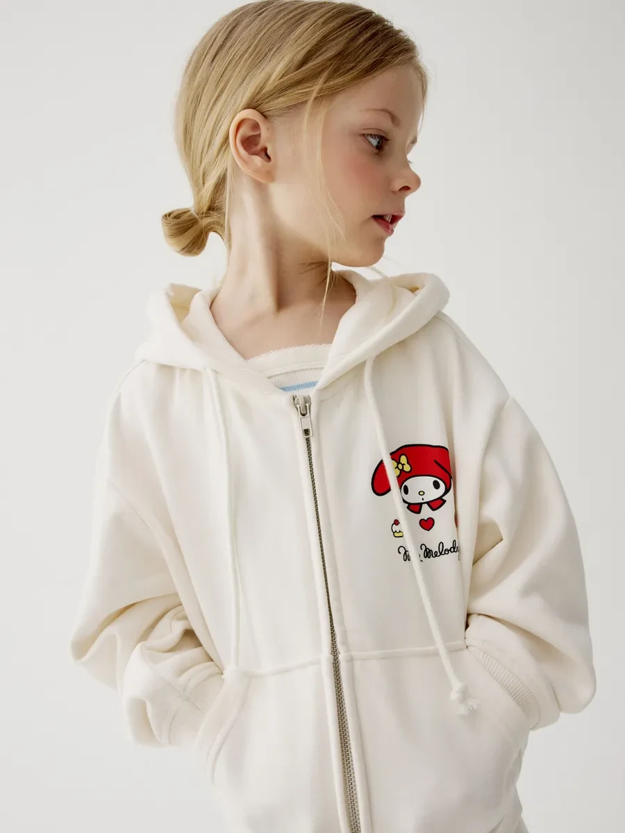 ⚡️ Толстовка зипка оверсайз с принтом Hello Kitty, SELA