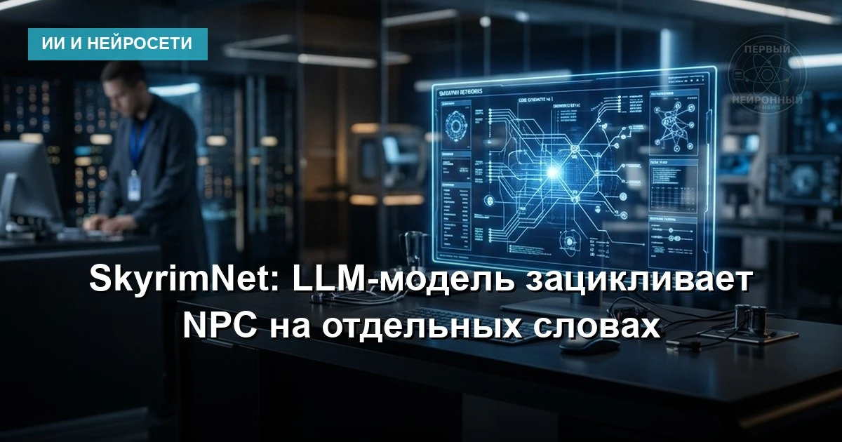 Мод SkyrimNet, интегрирующий LLM в Skyrim, столкнулся с проблемой «зацикливания» NPC. П...
