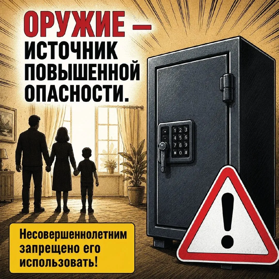 Управление Росгвардии по Брянской области напоминает родителям — несовершеннолетним категорически за