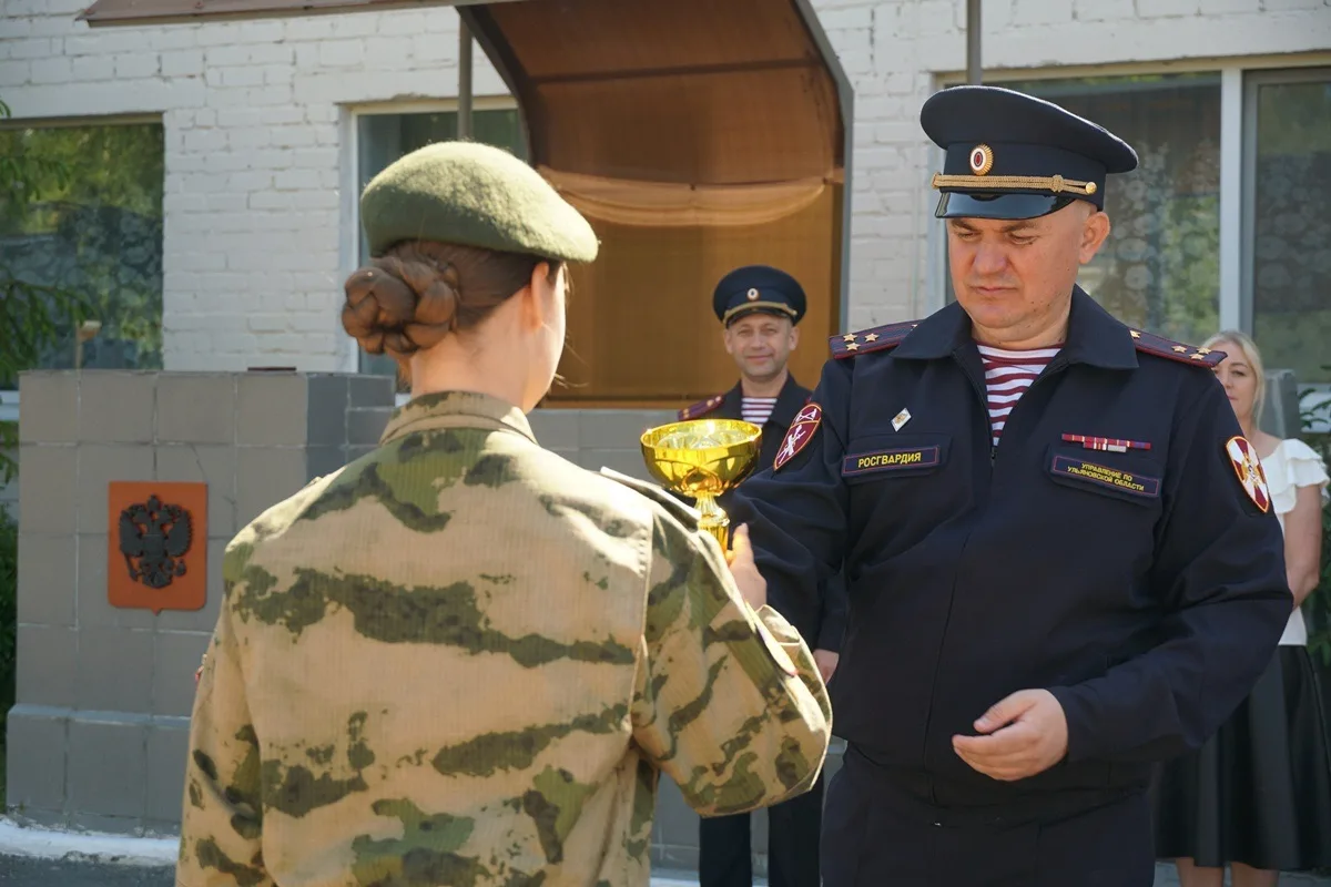 В Управлении Росгвардии по Ульяновской области состоялся второй слет воспитанников детско-юношеского