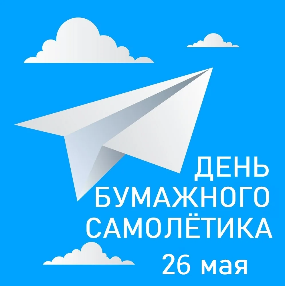 В международный день бумажного самолётика, который отмечается 26 мая, воспитанники детс...