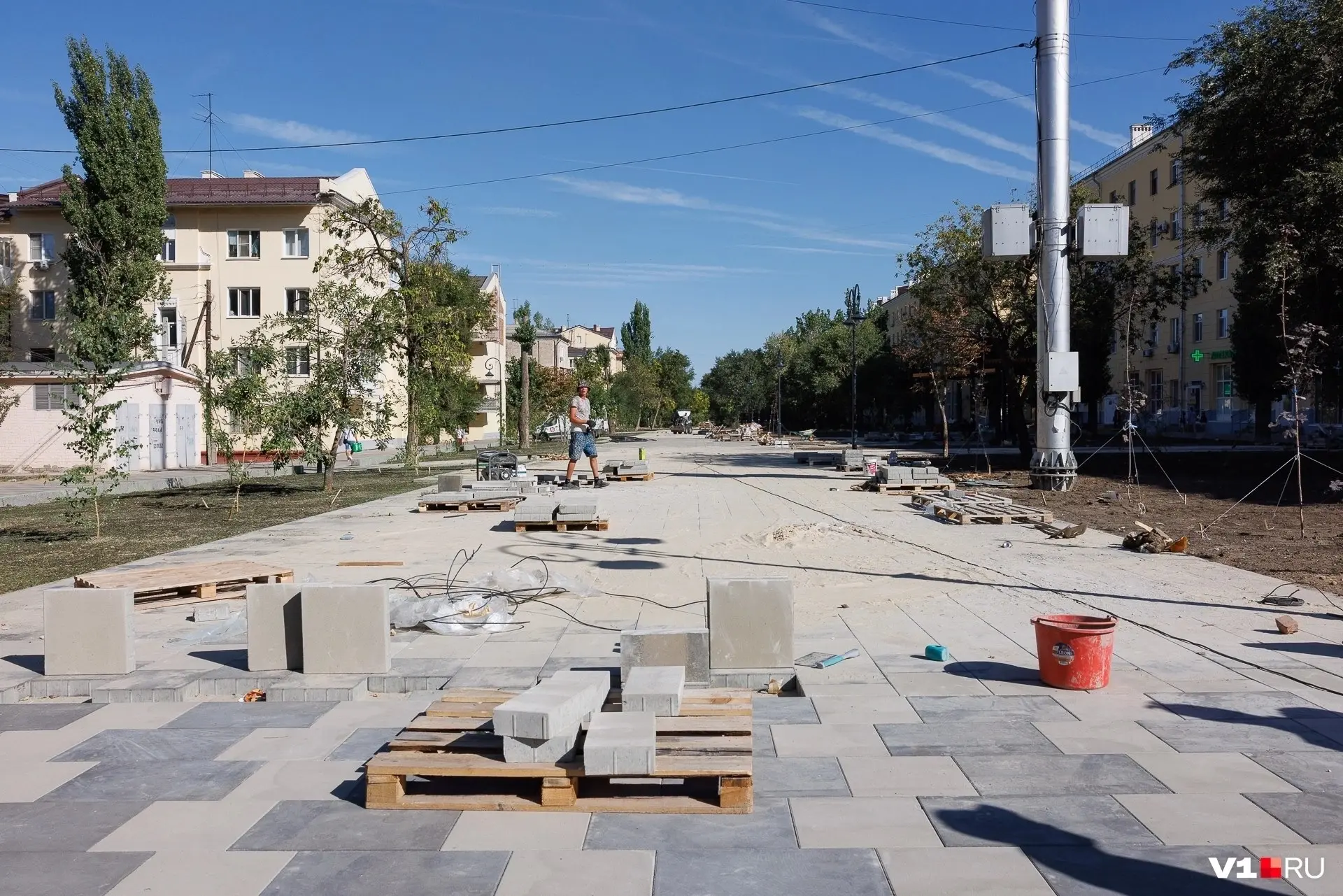 🚧 Обновление улицы Дзержинского в Волгограде
